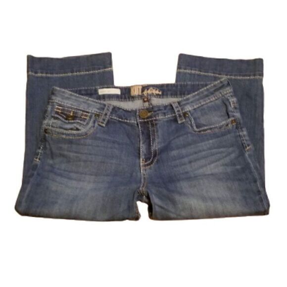 KUT from the Kloth Natalie Crop Denim Capri Jeans